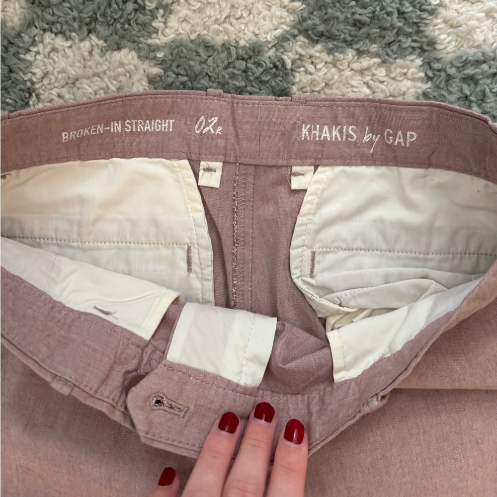 Gap Khaki Pink Pant - Picture 3 of 3